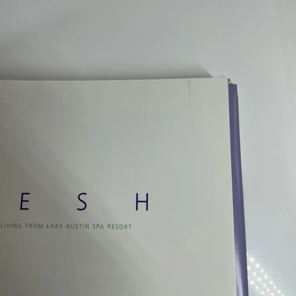Fresh Healthy Cooking Living Lake Austin Spa Resort Terry Conlan Cookbook